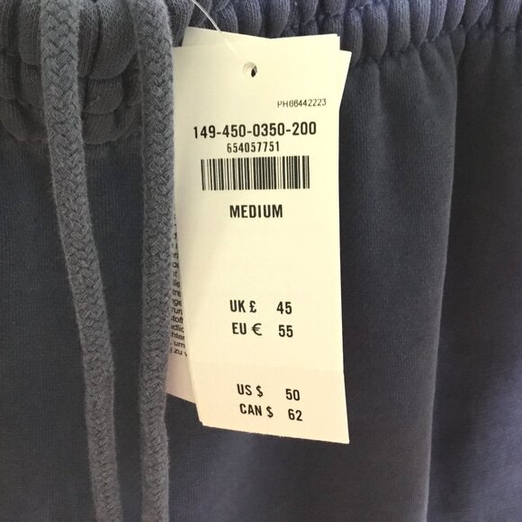 ABERCROMBIE & FITCH Women Navy Lounge Shorts Elastic Waist Soft Pockets NWT - Picture 8 of 9